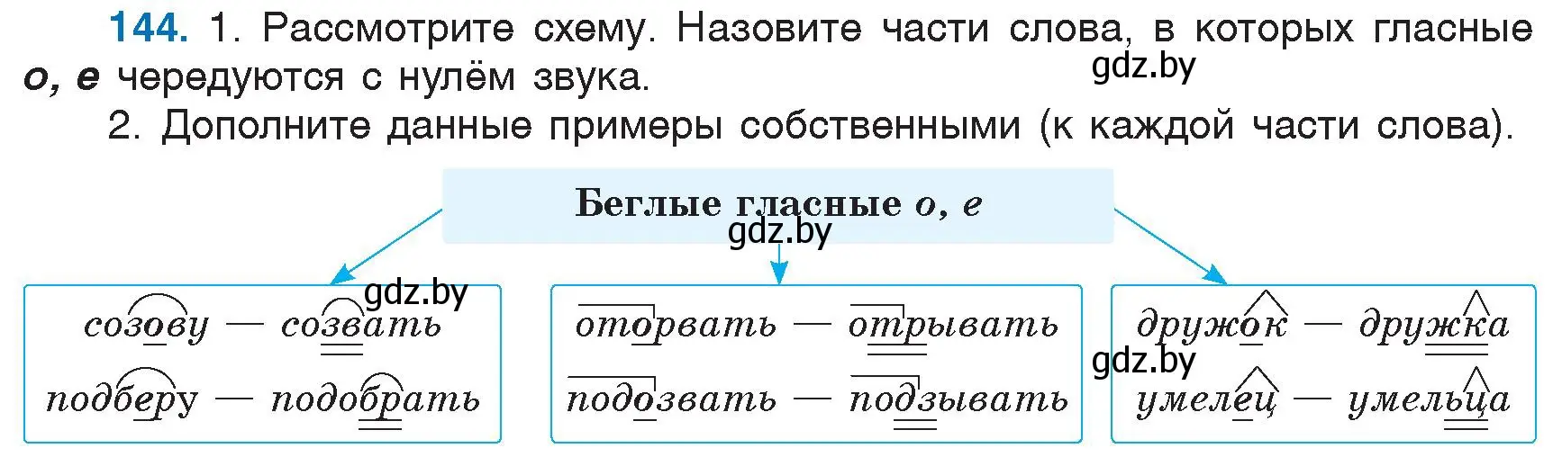Условие номер 144 (страница 69) гдз по русскому языку 6 класс Мурина, Игнатович, учебник