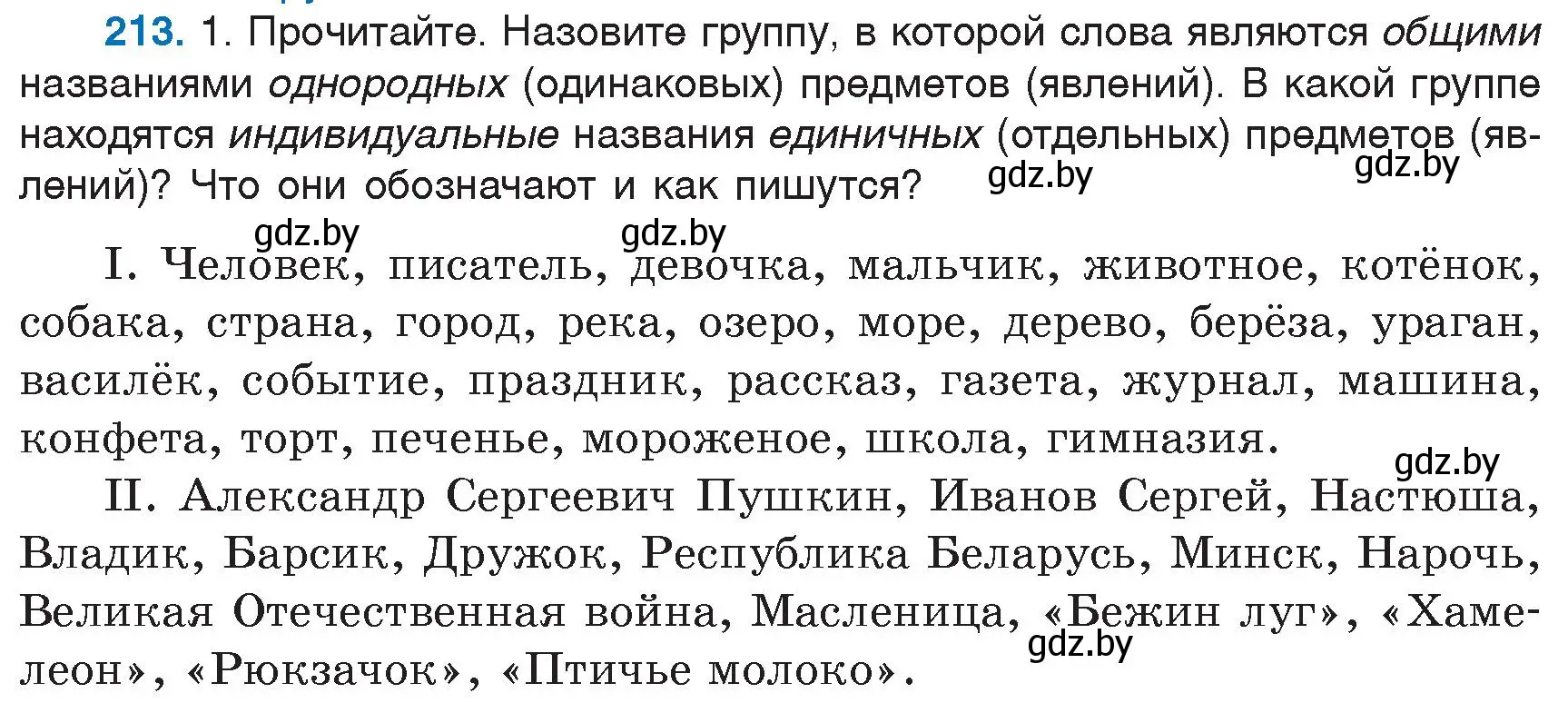 Условие номер 213 (страница 102) гдз по русскому языку 6 класс Мурина, Игнатович, учебник