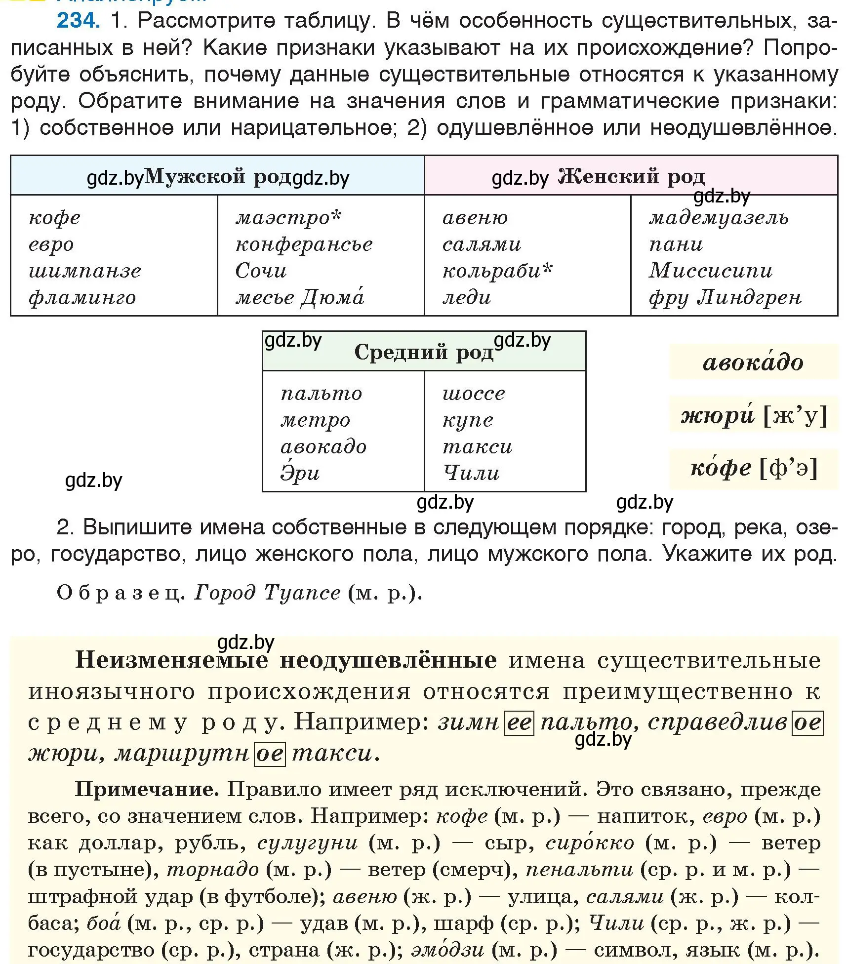 Условие номер 234 (страница 112) гдз по русскому языку 6 класс Мурина, Игнатович, учебник