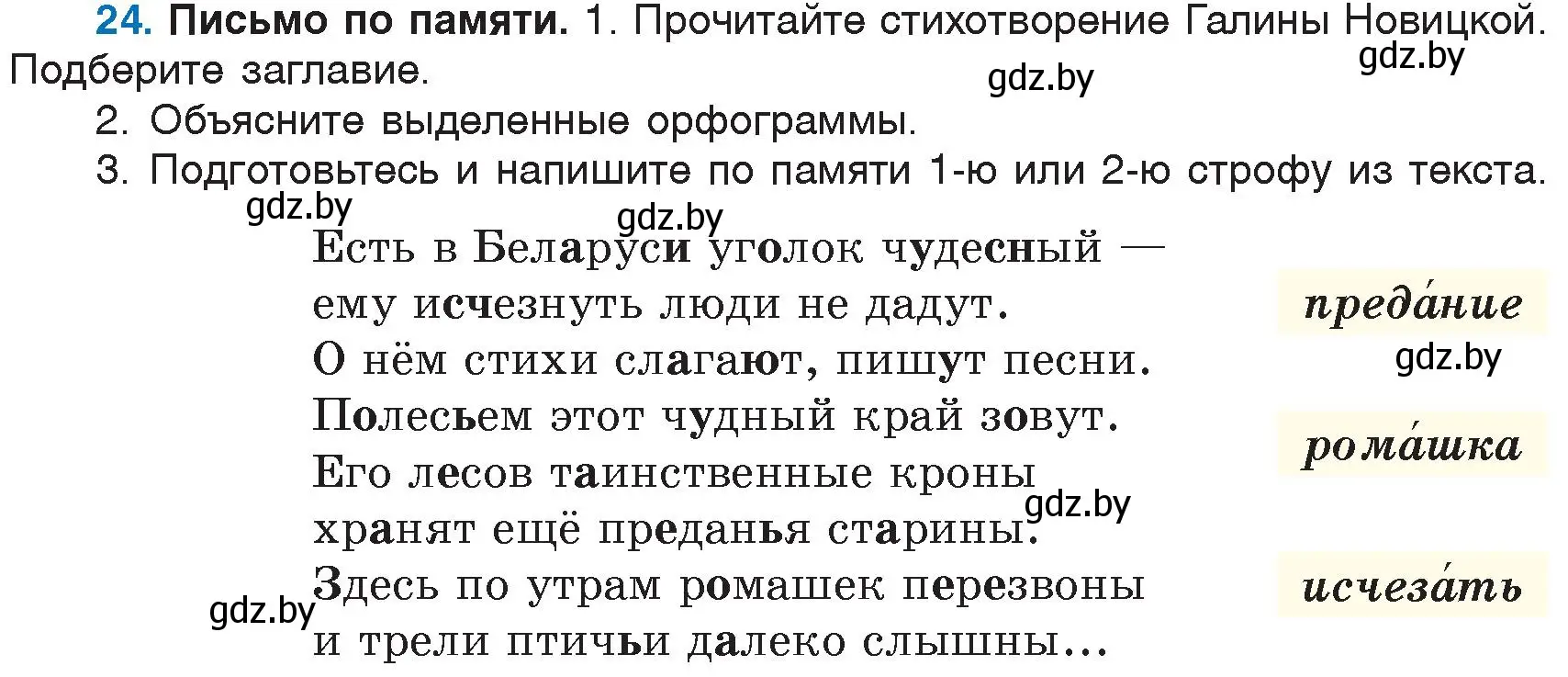 Условие номер 24 (страница 17) гдз по русскому языку 6 класс Мурина, Игнатович, учебник