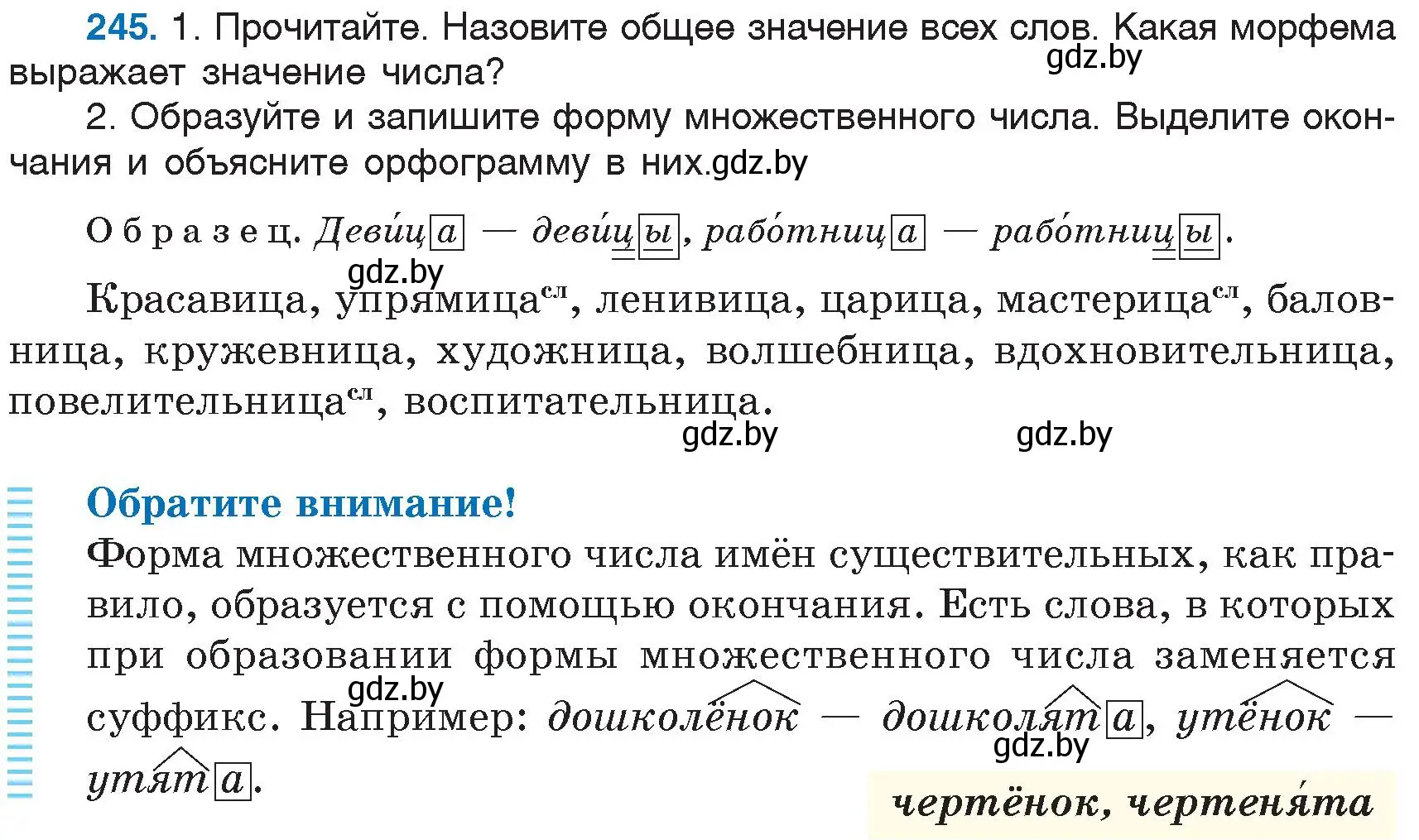 Условие номер 245 (страница 117) гдз по русскому языку 6 класс Мурина, Игнатович, учебник