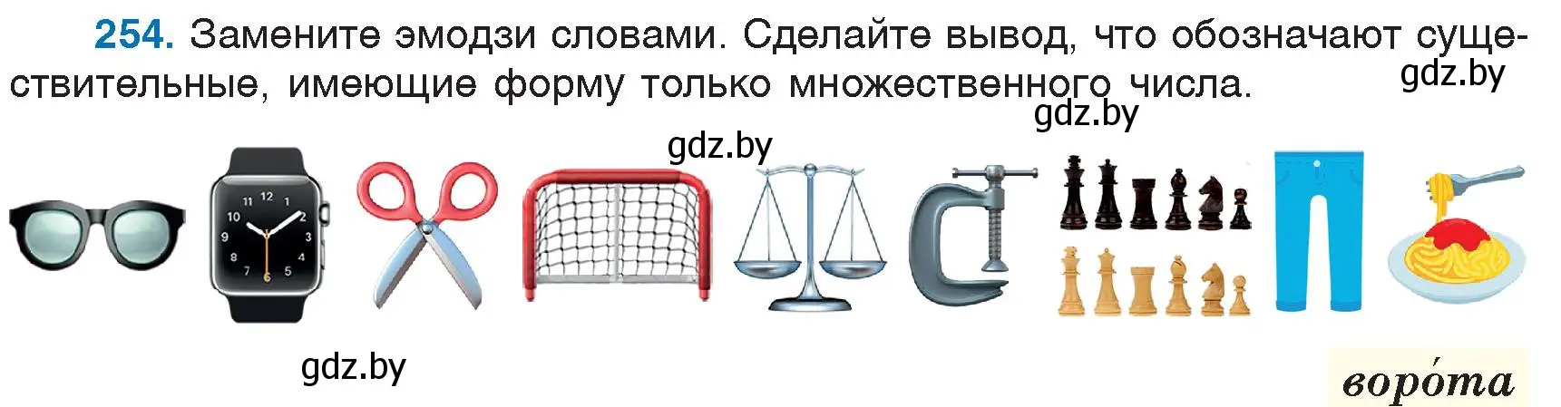 Условие номер 254 (страница 121) гдз по русскому языку 6 класс Мурина, Игнатович, учебник