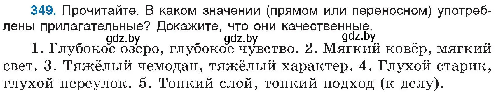 Условие номер 349 (страница 161) гдз по русскому языку 6 класс Мурина, Игнатович, учебник