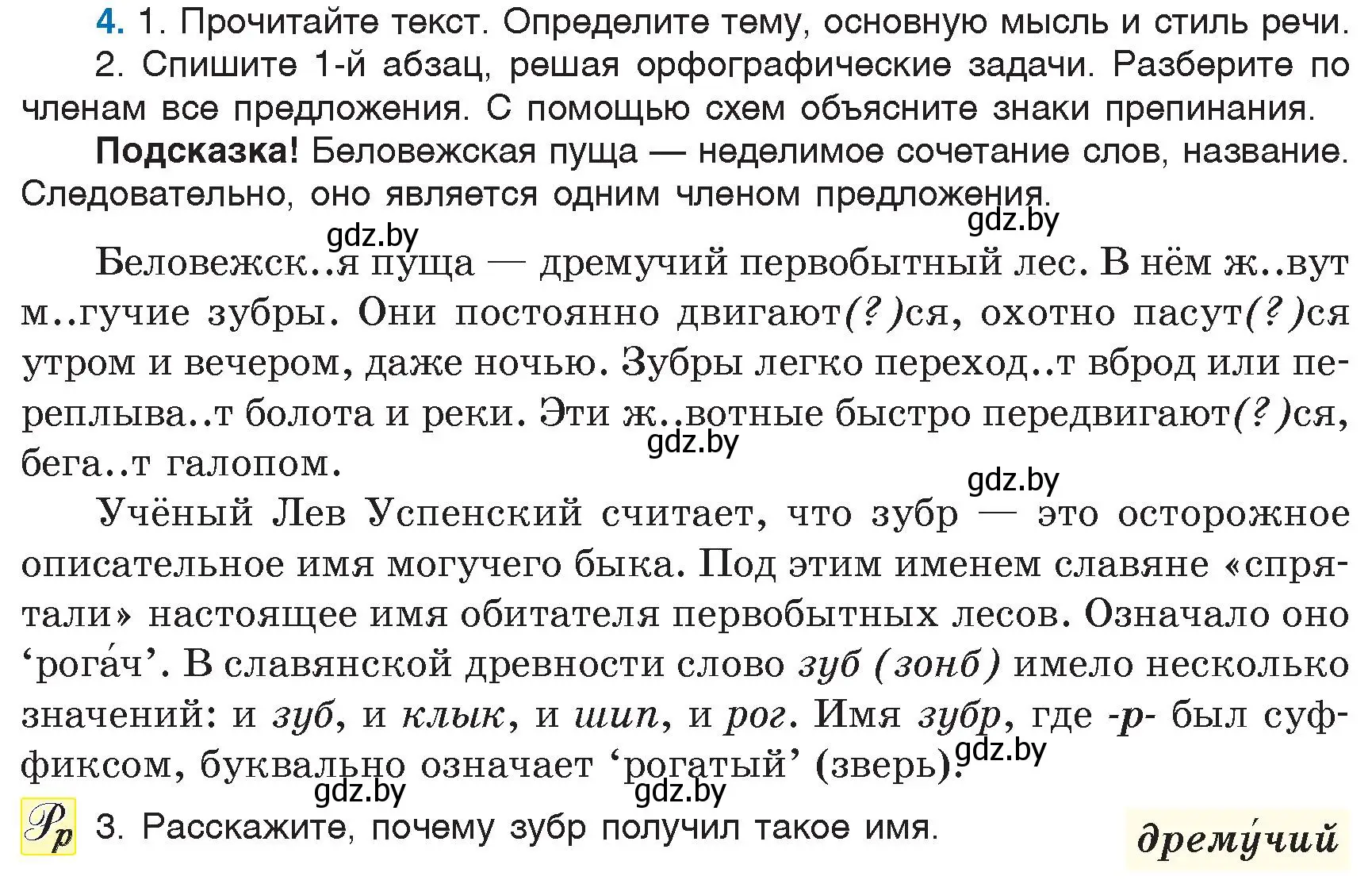 Условие номер 4 (страница 5) гдз по русскому языку 6 класс Мурина, Игнатович, учебник