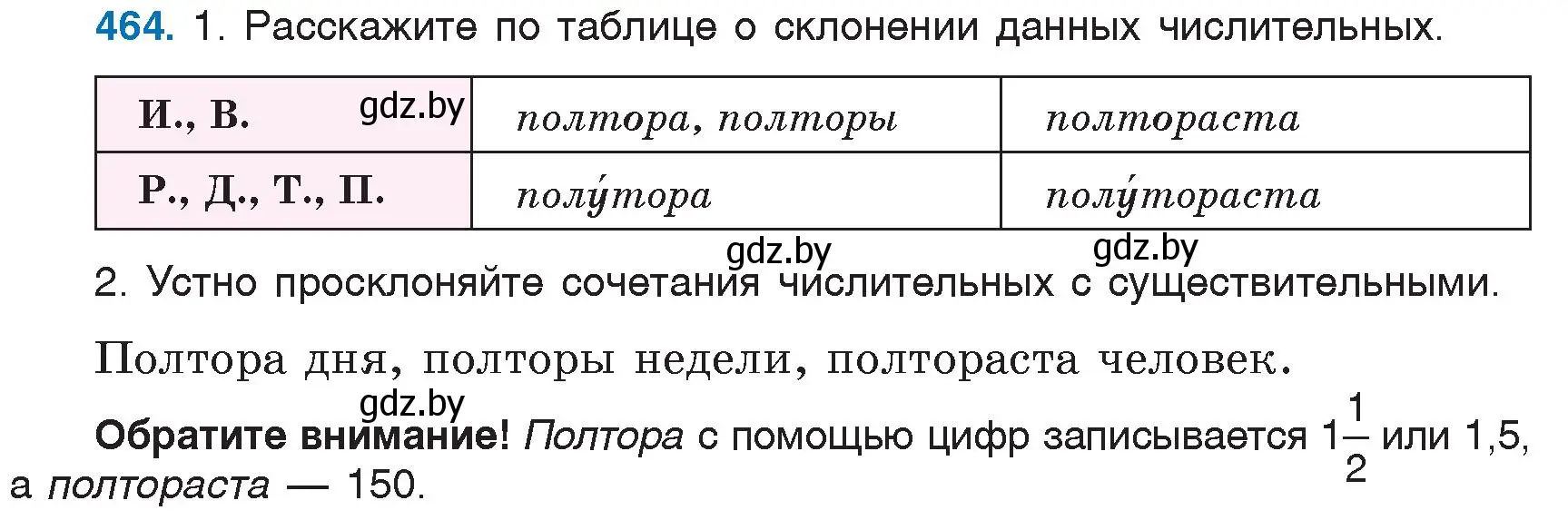 Условие номер 464 (страница 205) гдз по русскому языку 6 класс Мурина, Игнатович, учебник