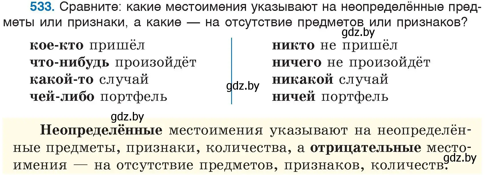 Условие номер 533 (страница 225) гдз по русскому языку 6 класс Мурина, Игнатович, учебник