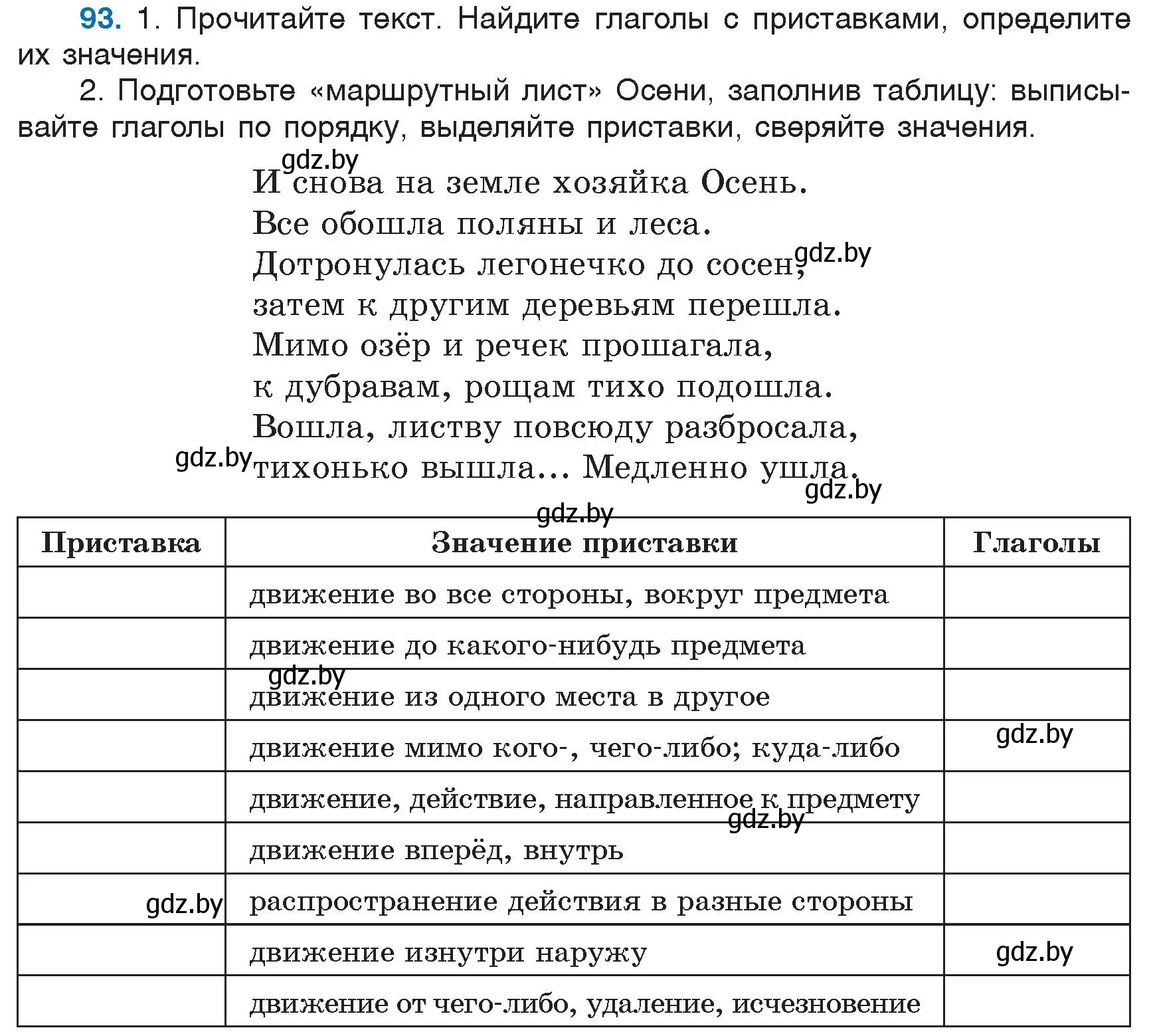 Условие номер 93 (страница 49) гдз по русскому языку 6 класс Мурина, Игнатович, учебник