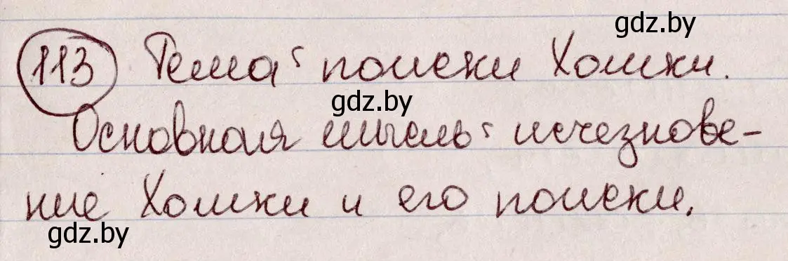 Решение номер 113 (страница 57) гдз по русскому языку 6 класс Мурина, Игнатович, учебник