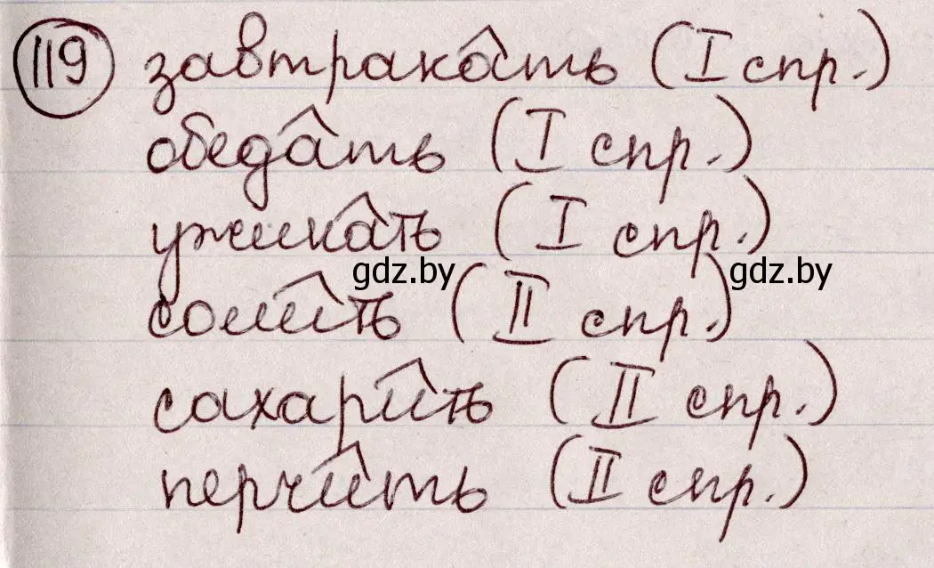 Решение номер 119 (страница 60) гдз по русскому языку 6 класс Мурина, Игнатович, учебник