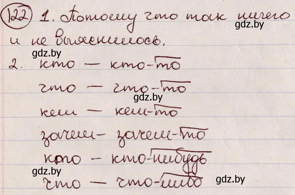 Решение номер 122 (страница 60) гдз по русскому языку 6 класс Мурина, Игнатович, учебник