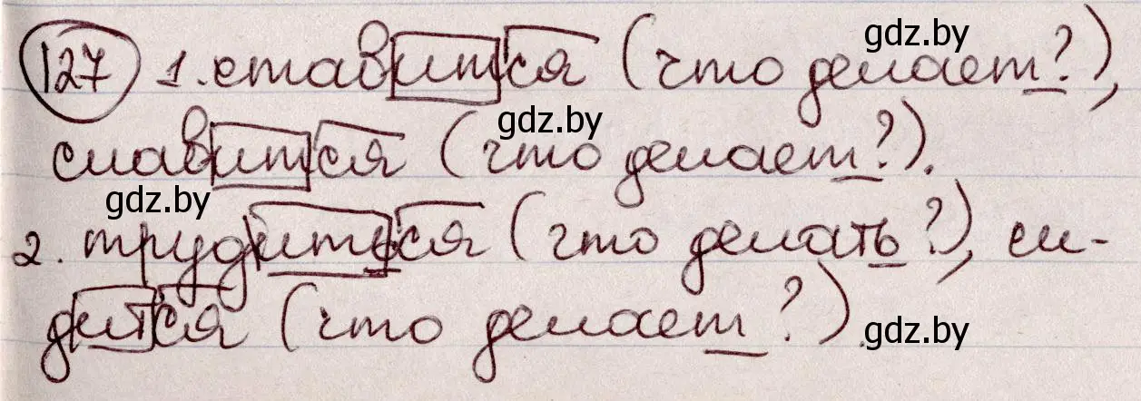 Решение номер 127 (страница 63) гдз по русскому языку 6 класс Мурина, Игнатович, учебник