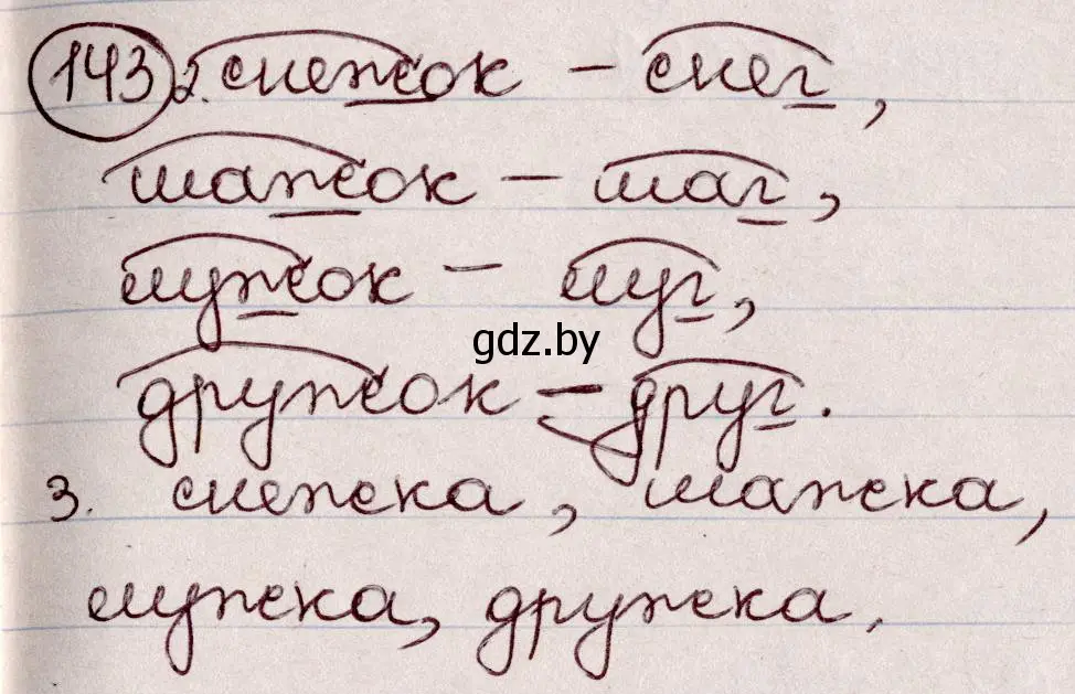 Решение номер 143 (страница 69) гдз по русскому языку 6 класс Мурина, Игнатович, учебник