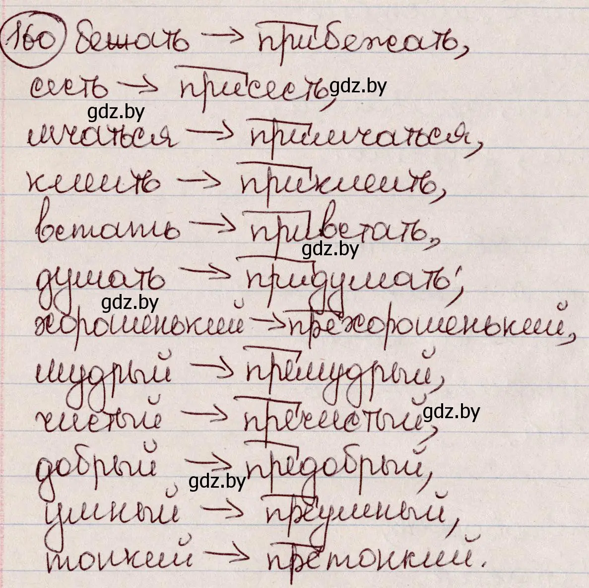 Решение номер 160 (страница 76) гдз по русскому языку 6 класс Мурина, Игнатович, учебник