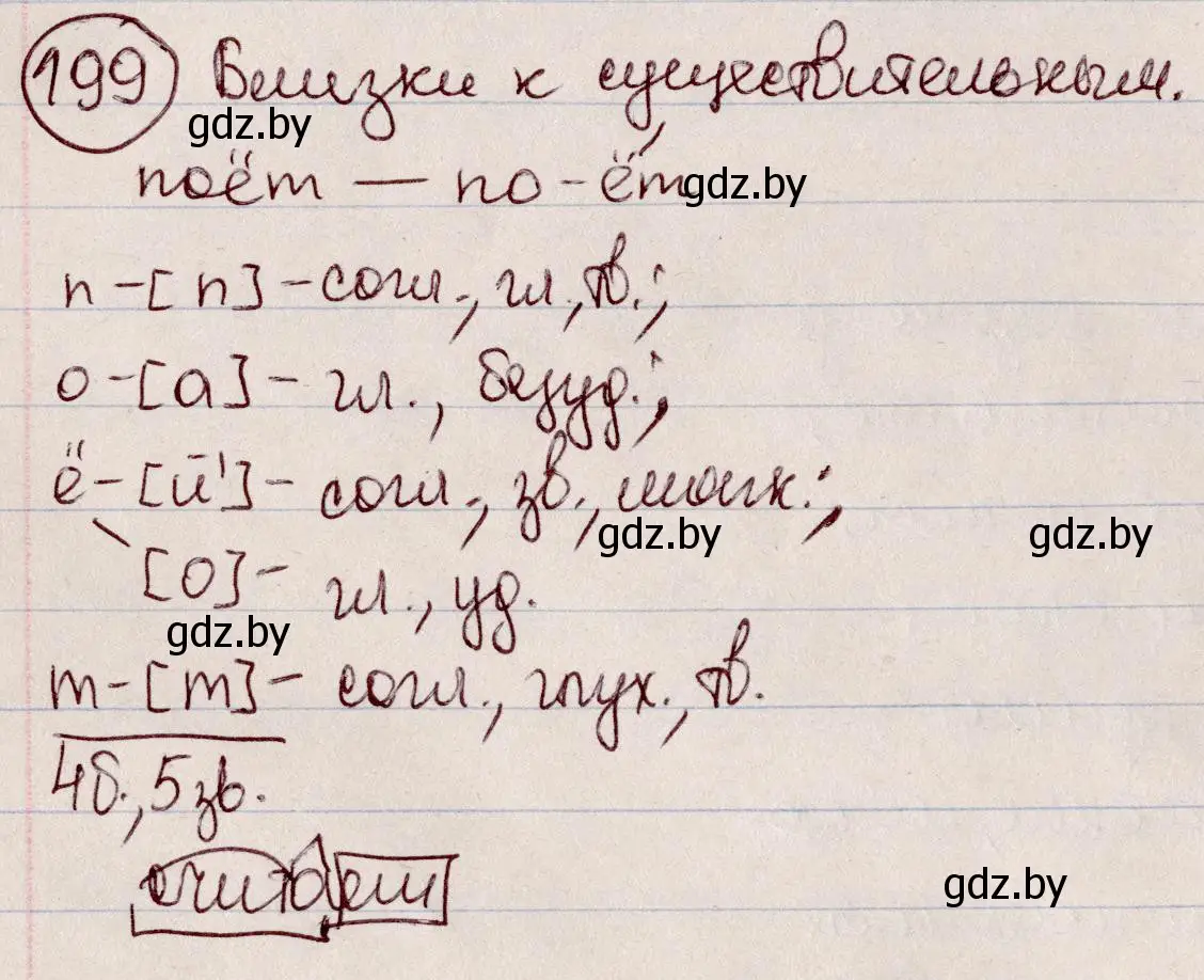 Решение номер 199 (страница 95) гдз по русскому языку 6 класс Мурина, Игнатович, учебник