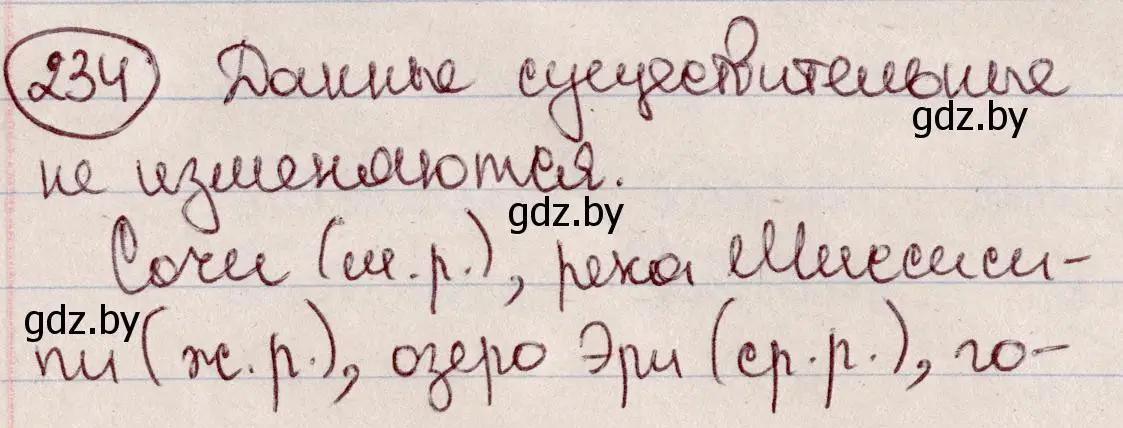 Решение номер 234 (страница 112) гдз по русскому языку 6 класс Мурина, Игнатович, учебник