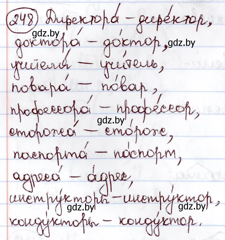 Решение номер 248 (страница 118) гдз по русскому языку 6 класс Мурина, Игнатович, учебник