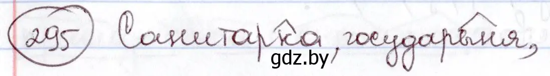 Решение номер 295 (страница 141) гдз по русскому языку 6 класс Мурина, Игнатович, учебник