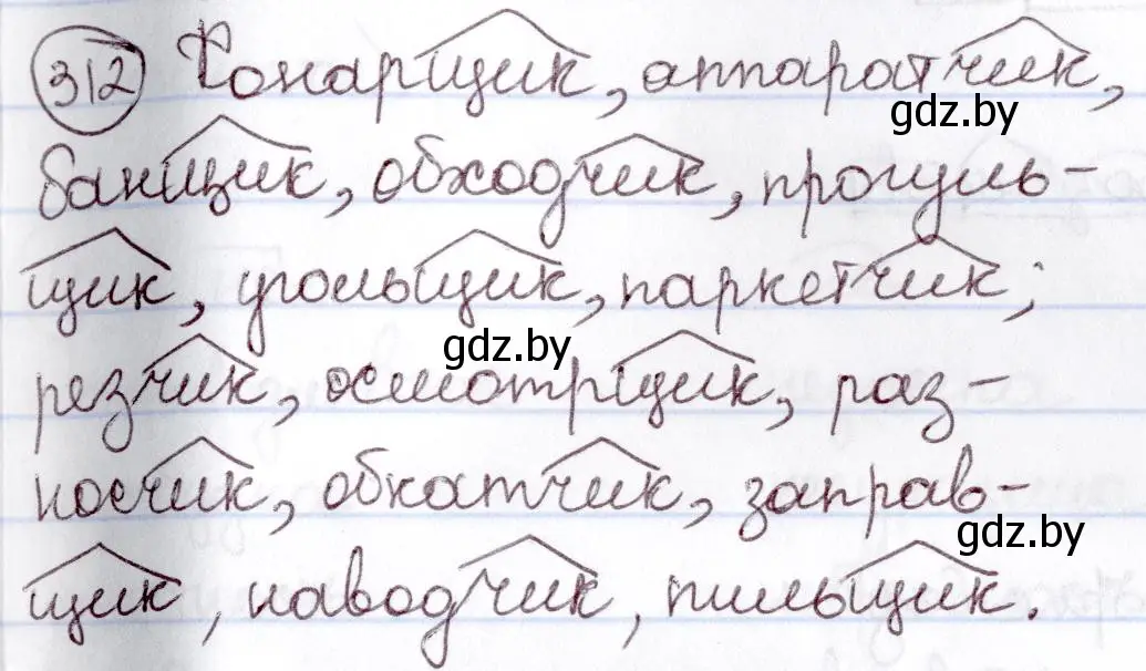 Решение номер 312 (страница 147) гдз по русскому языку 6 класс Мурина, Игнатович, учебник