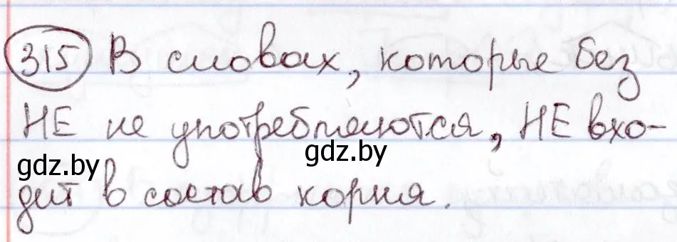 Решение номер 315 (страница 148) гдз по русскому языку 6 класс Мурина, Игнатович, учебник