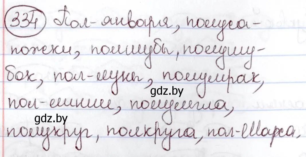 Решение номер 334 (страница 155) гдз по русскому языку 6 класс Мурина, Игнатович, учебник