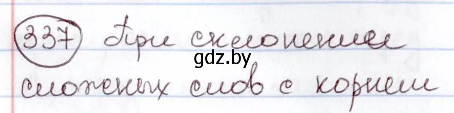 Решение номер 337 (страница 156) гдз по русскому языку 6 класс Мурина, Игнатович, учебник