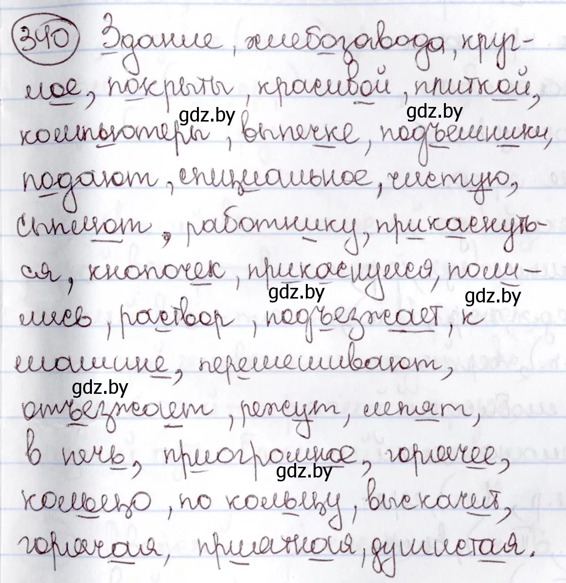 Решение номер 340 (страница 157) гдз по русскому языку 6 класс Мурина, Игнатович, учебник