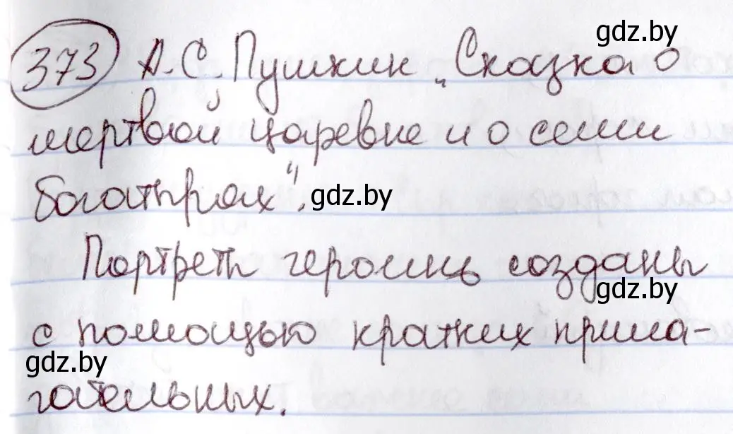 Решение номер 373 (страница 170) гдз по русскому языку 6 класс Мурина, Игнатович, учебник