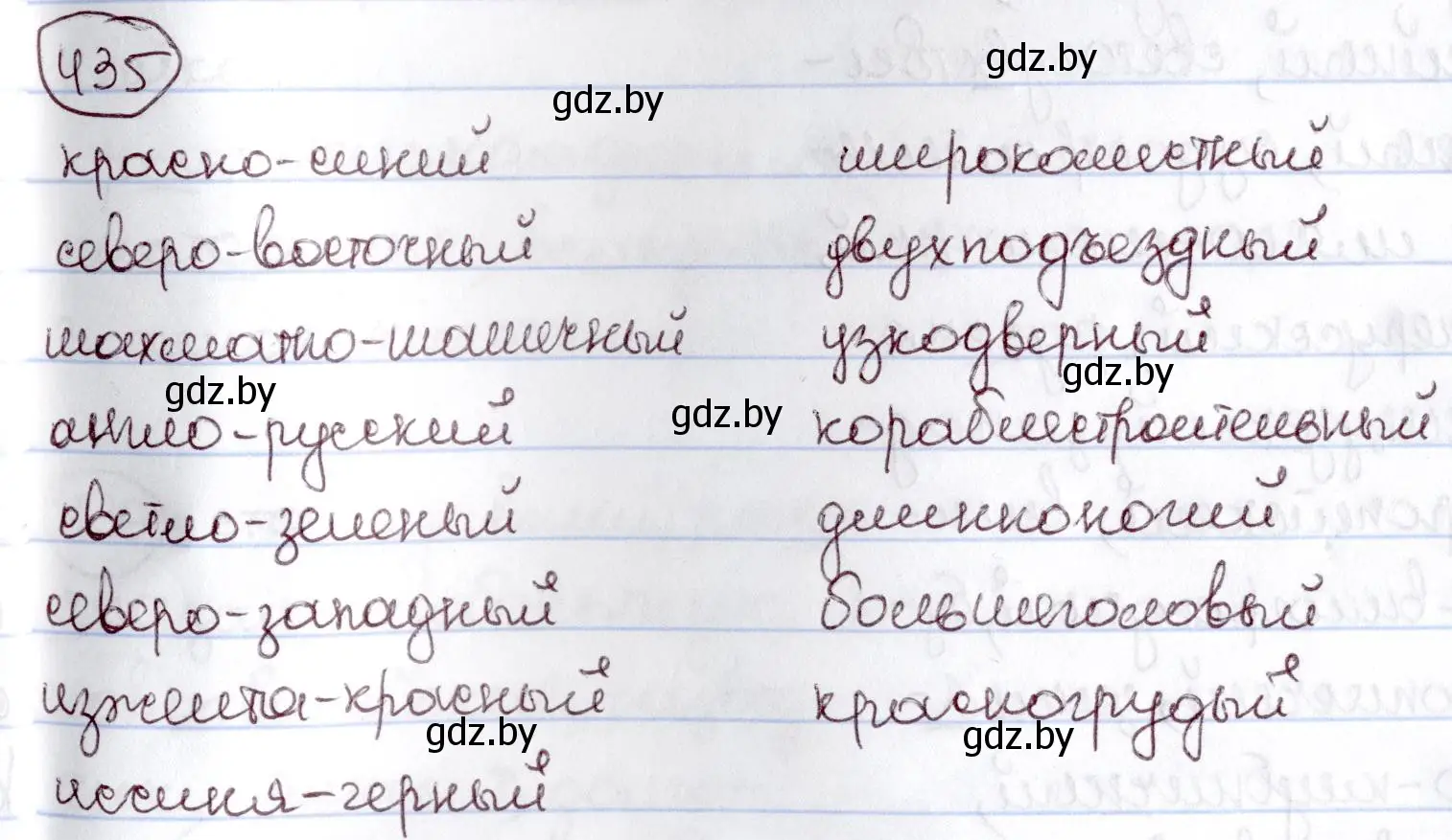 Решение номер 435 (страница 194) гдз по русскому языку 6 класс Мурина, Игнатович, учебник