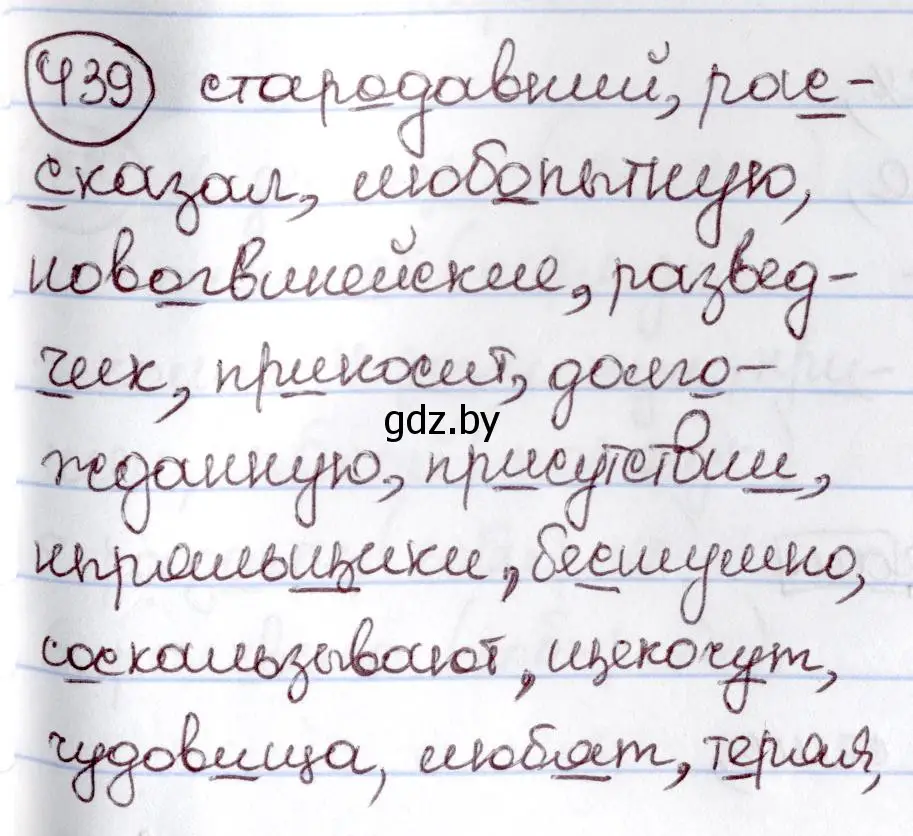 Решение номер 439 (страница 196) гдз по русскому языку 6 класс Мурина, Игнатович, учебник