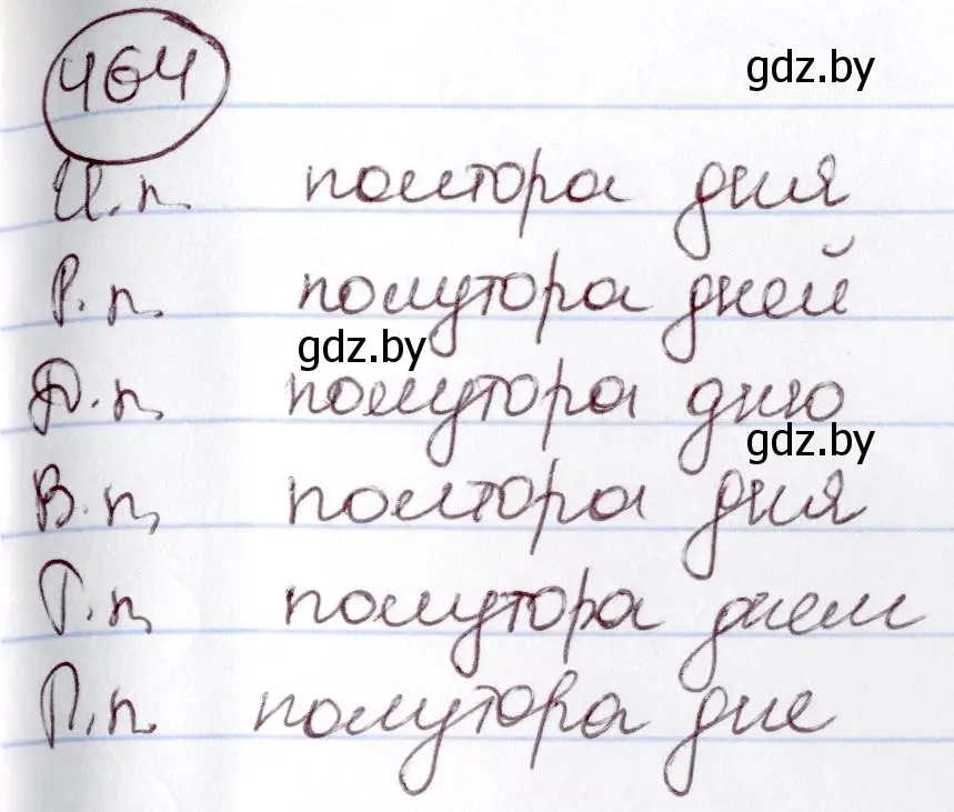 Решение номер 464 (страница 205) гдз по русскому языку 6 класс Мурина, Игнатович, учебник