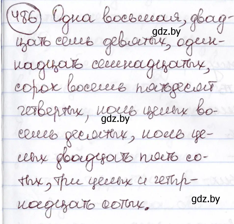 Решение номер 486 (страница 211) гдз по русскому языку 6 класс Мурина, Игнатович, учебник