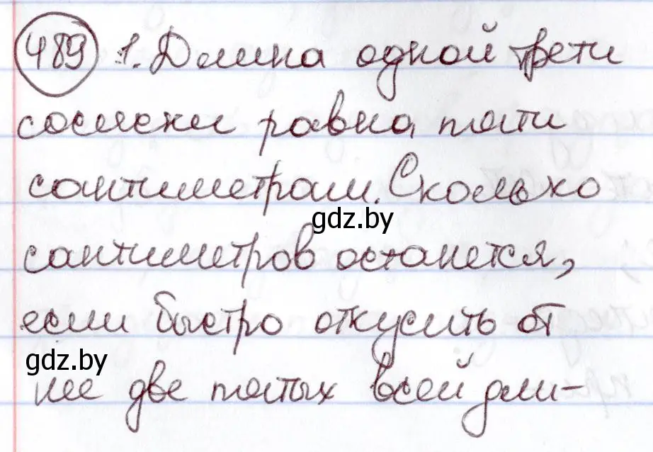 Решение номер 489 (страница 211) гдз по русскому языку 6 класс Мурина, Игнатович, учебник