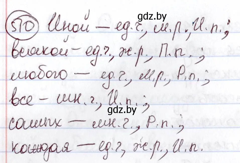 Решение номер 510 (страница 218) гдз по русскому языку 6 класс Мурина, Игнатович, учебник