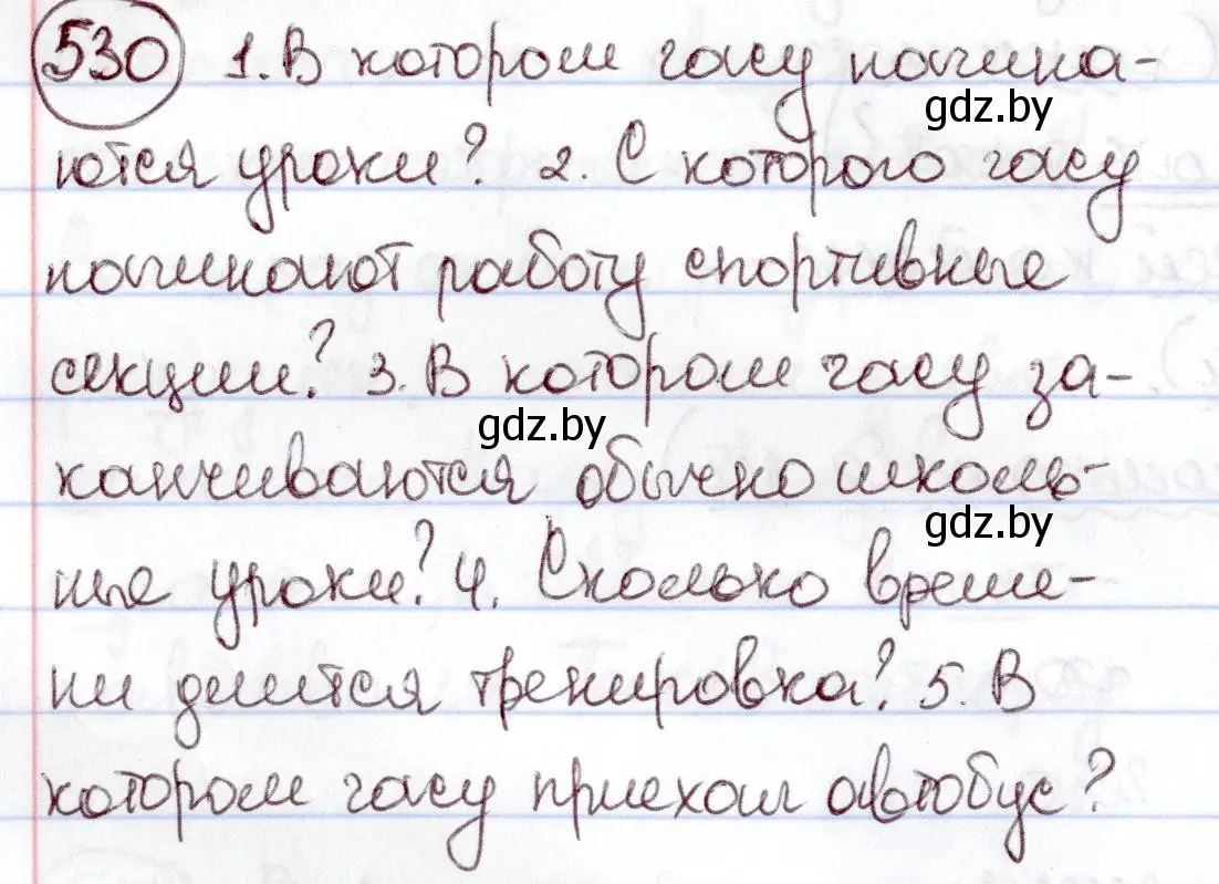 Решение номер 530 (страница 224) гдз по русскому языку 6 класс Мурина, Игнатович, учебник