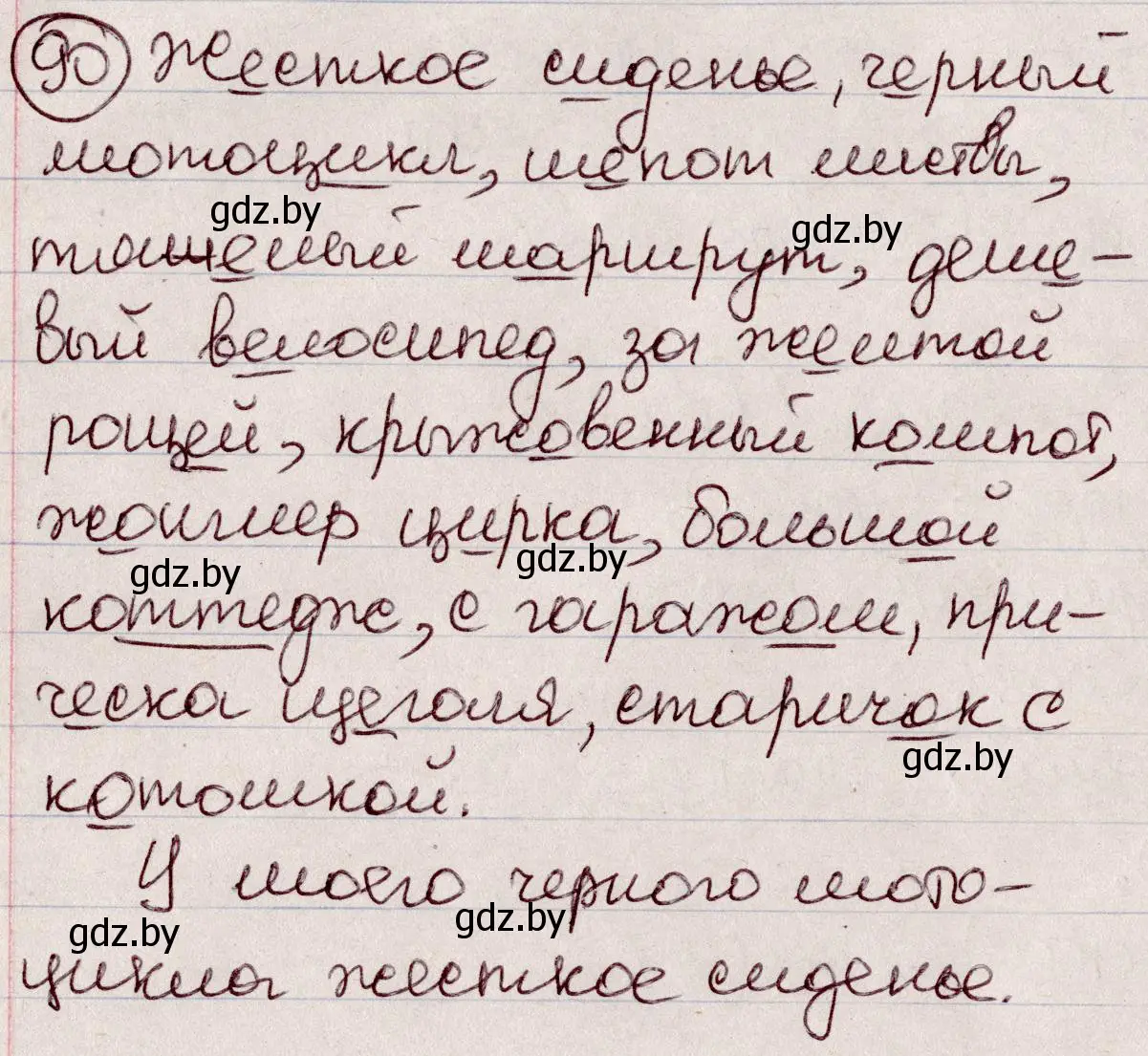 Решение номер 90 (страница 48) гдз по русскому языку 6 класс Мурина, Игнатович, учебник