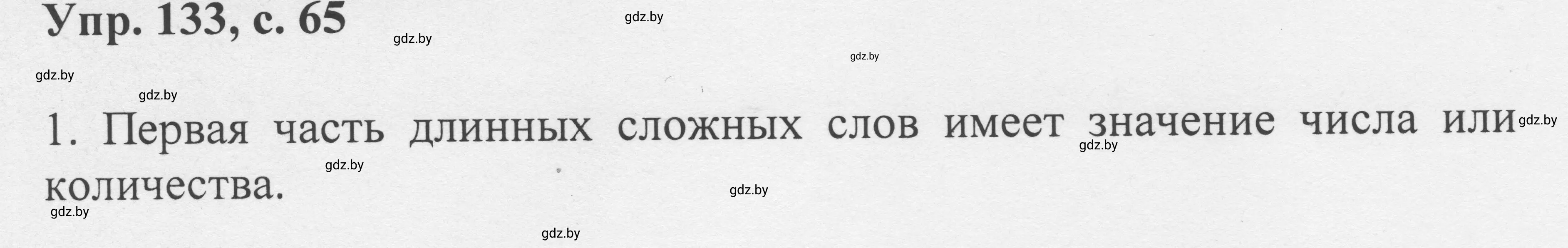 Решение 2. номер 133 (страница 65) гдз по русскому языку 6 класс Мурина, Игнатович, учебник