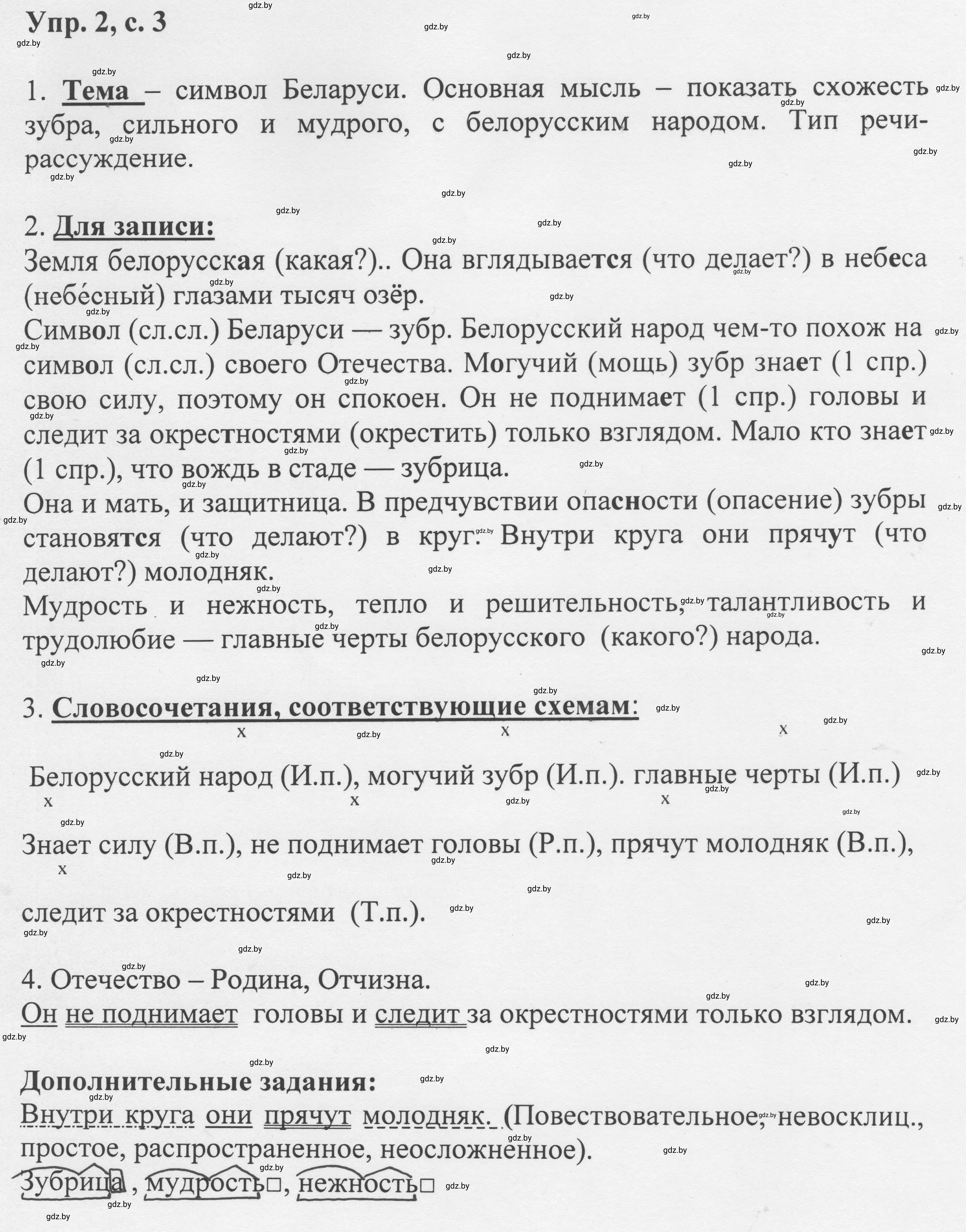 Решение 2. номер 2 (страница 3) гдз по русскому языку 6 класс Мурина, Игнатович, учебник