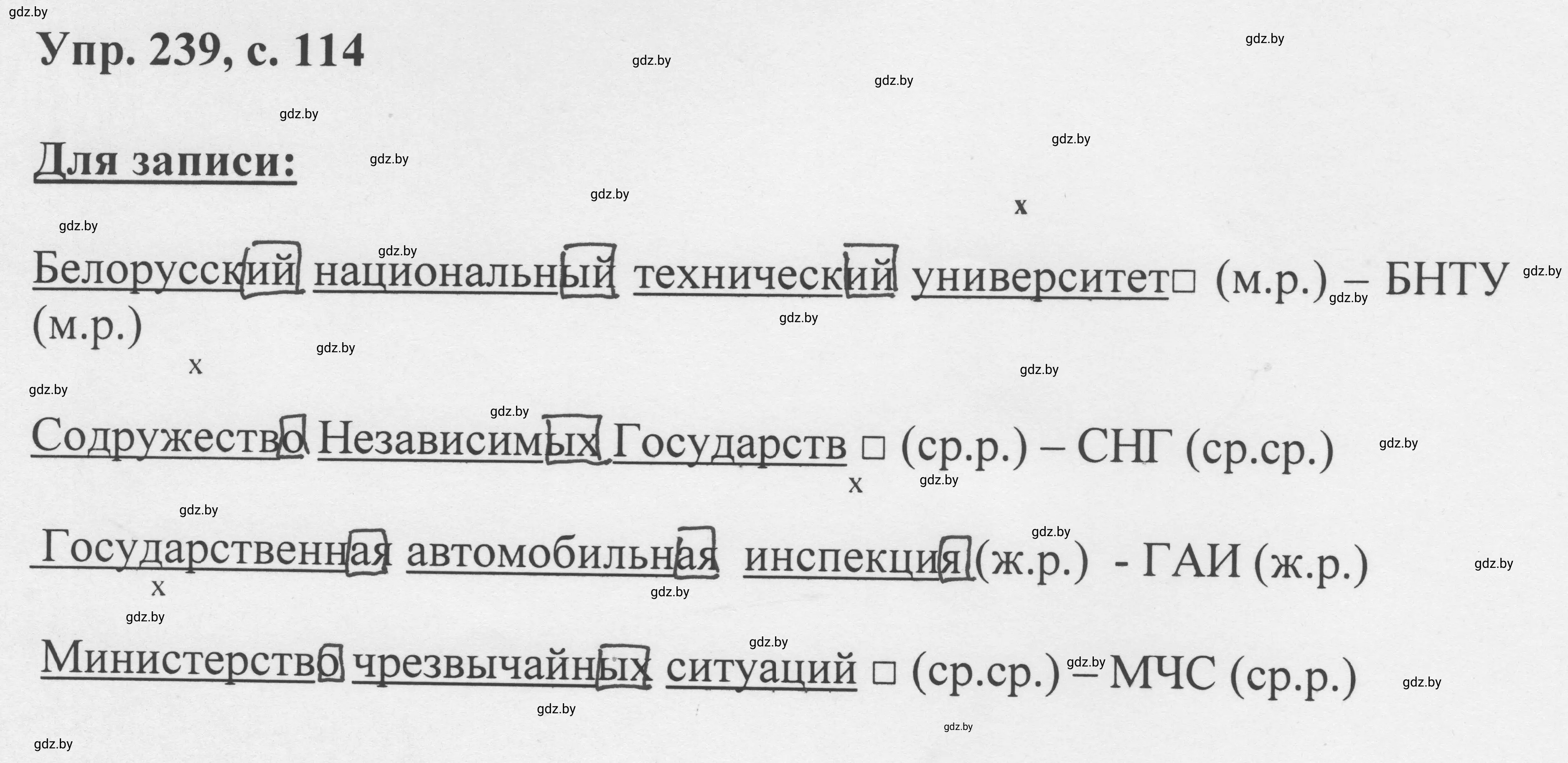 Решение 2. номер 239 (страница 114) гдз по русскому языку 6 класс Мурина, Игнатович, учебник