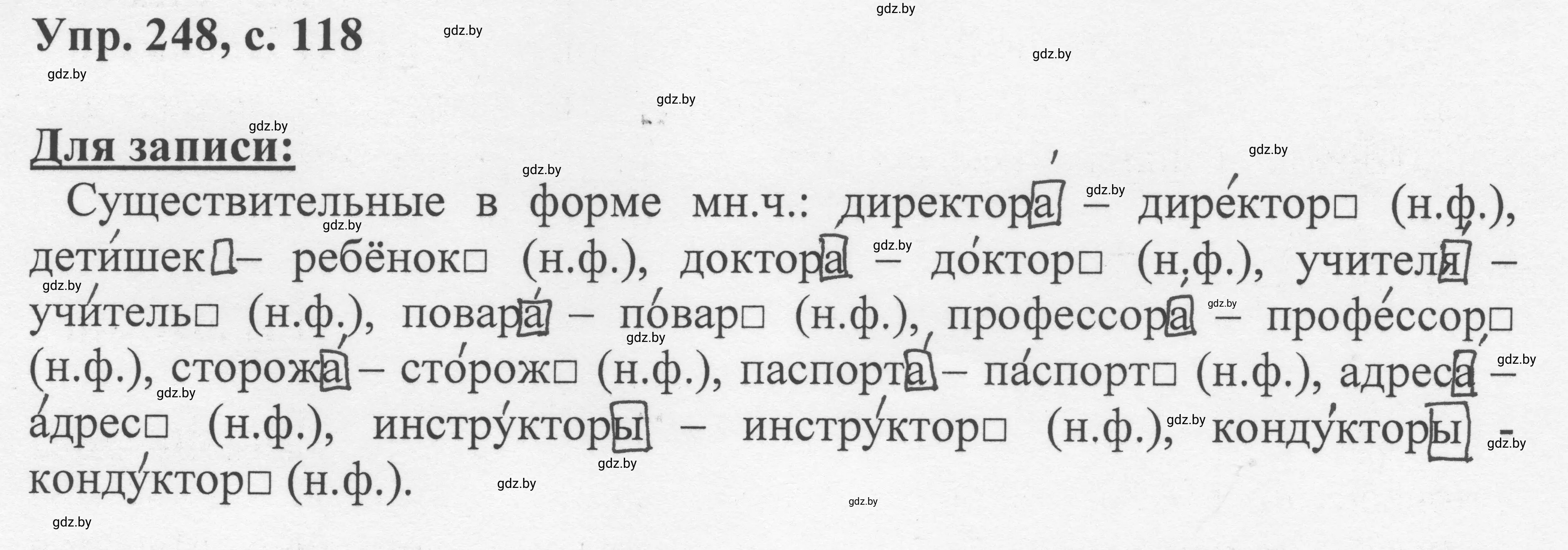 Решение 2. номер 248 (страница 118) гдз по русскому языку 6 класс Мурина, Игнатович, учебник