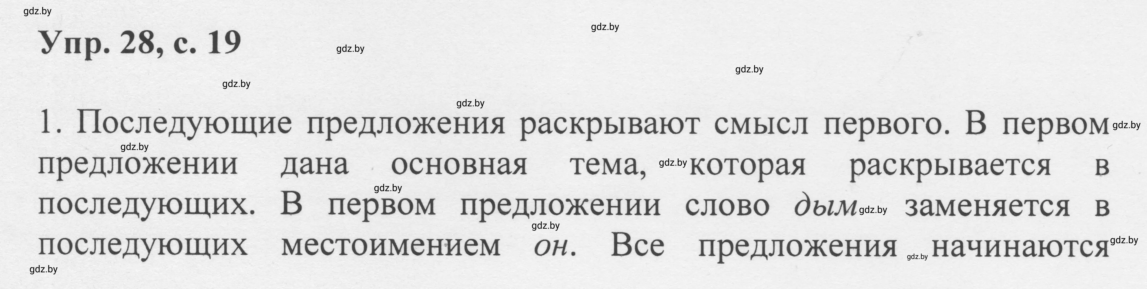 Решение 2. номер 28 (страница 19) гдз по русскому языку 6 класс Мурина, Игнатович, учебник