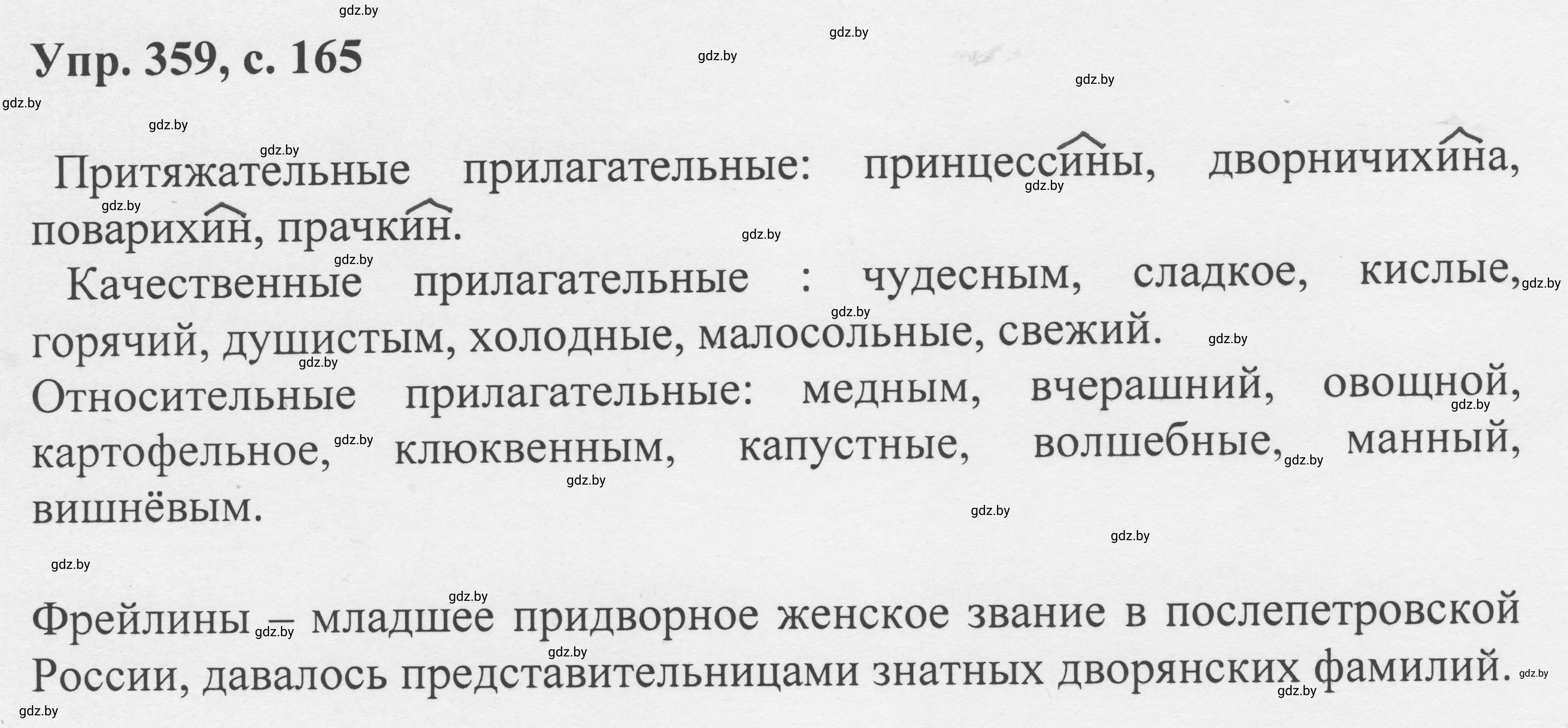 Решение 2. номер 359 (страница 165) гдз по русскому языку 6 класс Мурина, Игнатович, учебник