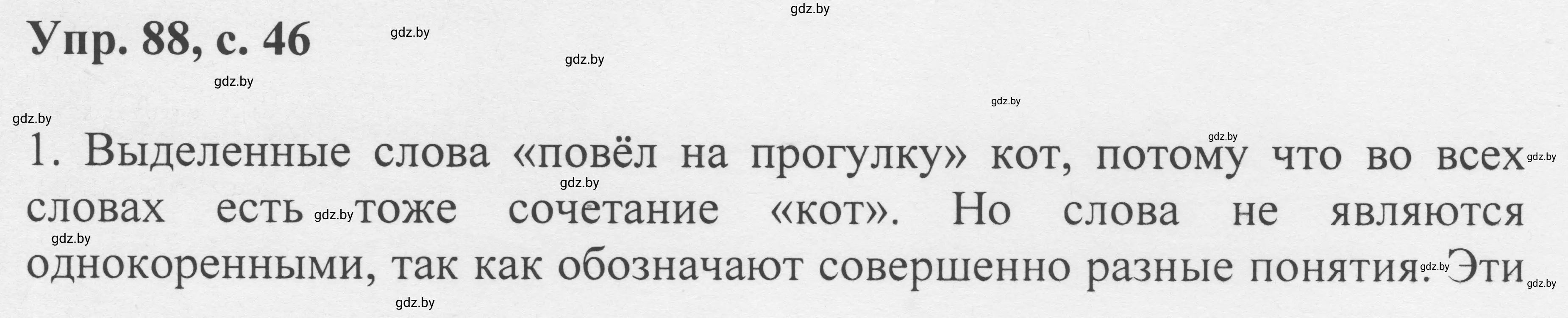 Решение 2. номер 88 (страница 46) гдз по русскому языку 6 класс Мурина, Игнатович, учебник