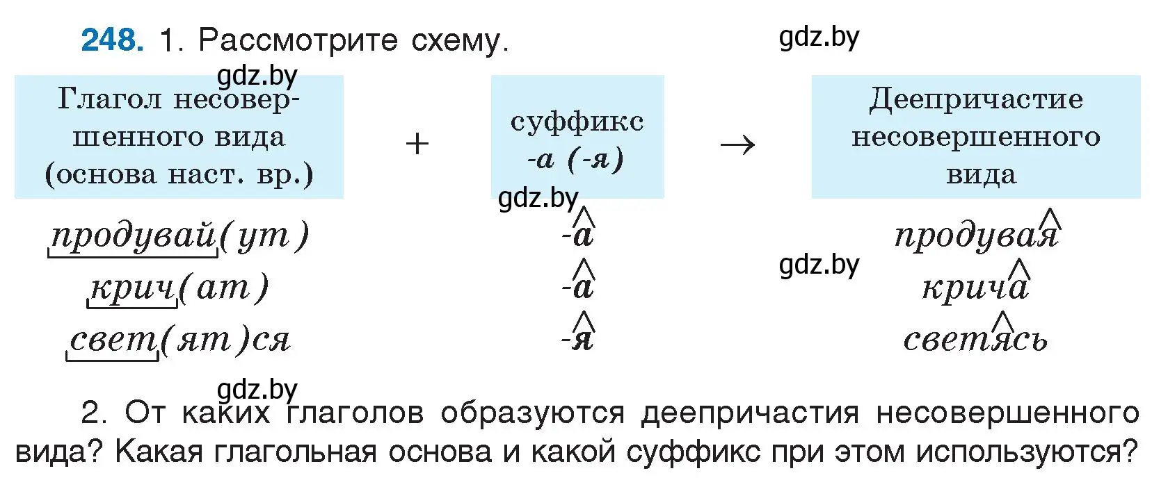 Условие номер 248 (страница 123) гдз по русскому языку 7 класс Волынец, Литвинко, учебник