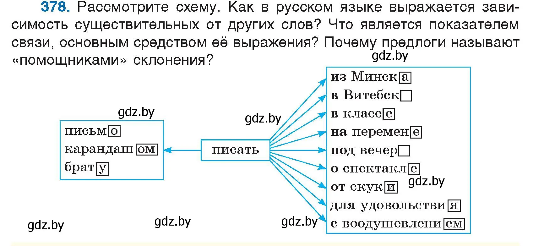 Условие номер 378 (страница 180) гдз по русскому языку 7 класс Волынец, Литвинко, учебник