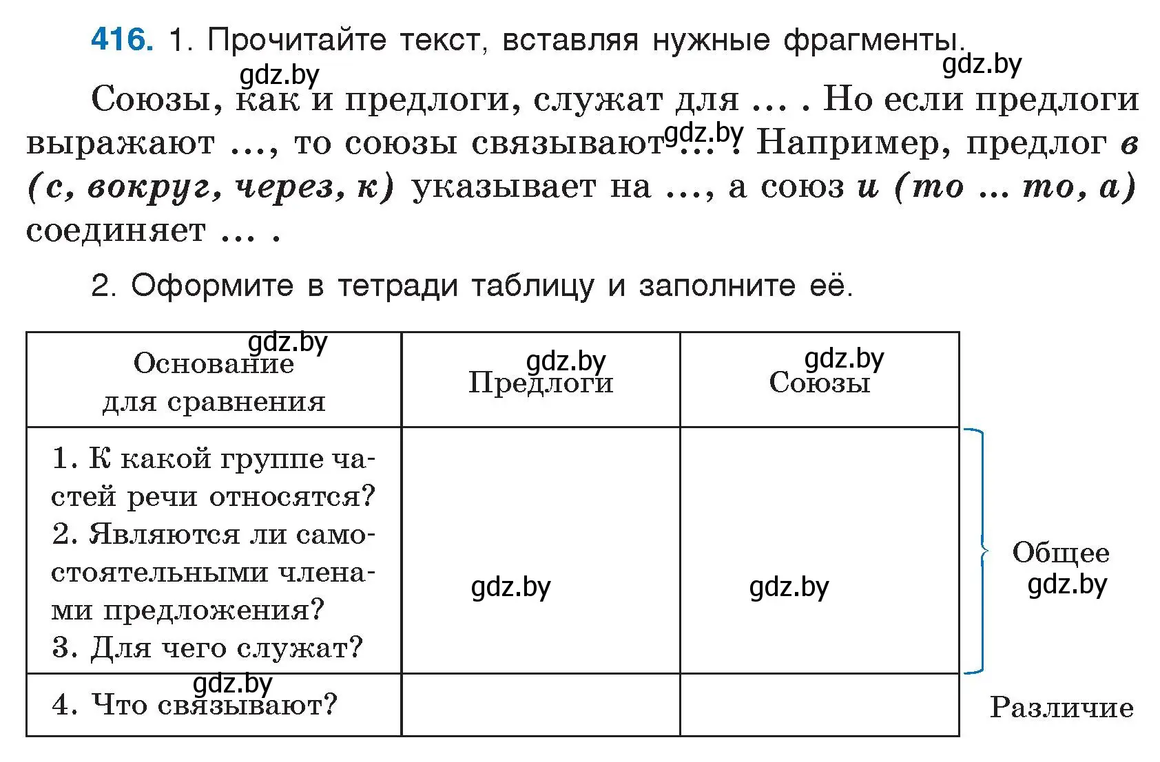 Условие номер 416 (страница 199) гдз по русскому языку 7 класс Волынец, Литвинко, учебник