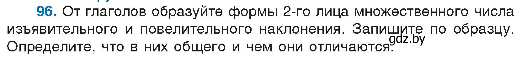 Условие номер 96 (страница 53) гдз по русскому языку 7 класс Волынец, Литвинко, учебник