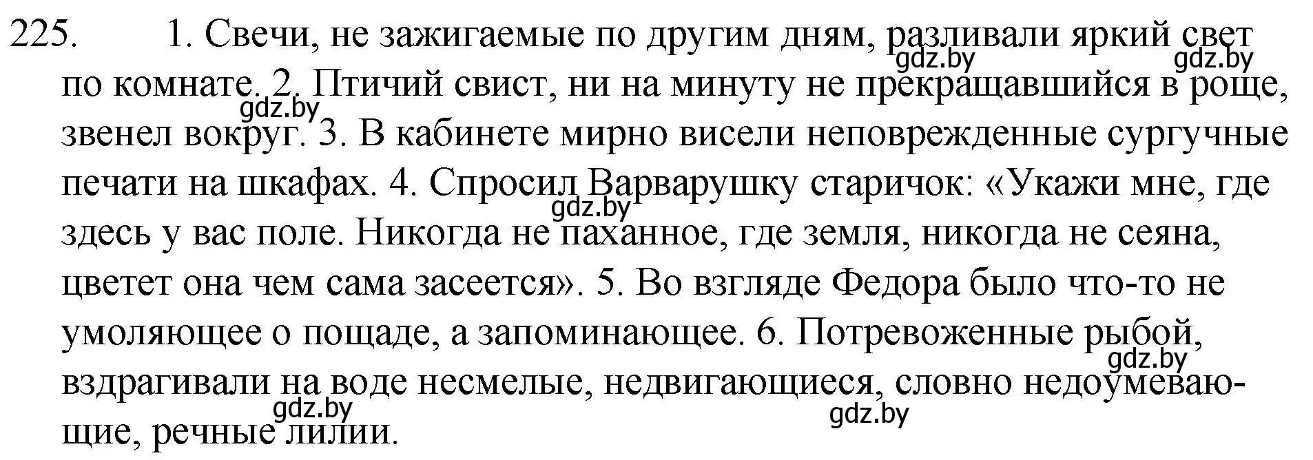 Решение номер 225 (страница 110) гдз по русскому языку 7 класс Волынец, Литвинко, учебник