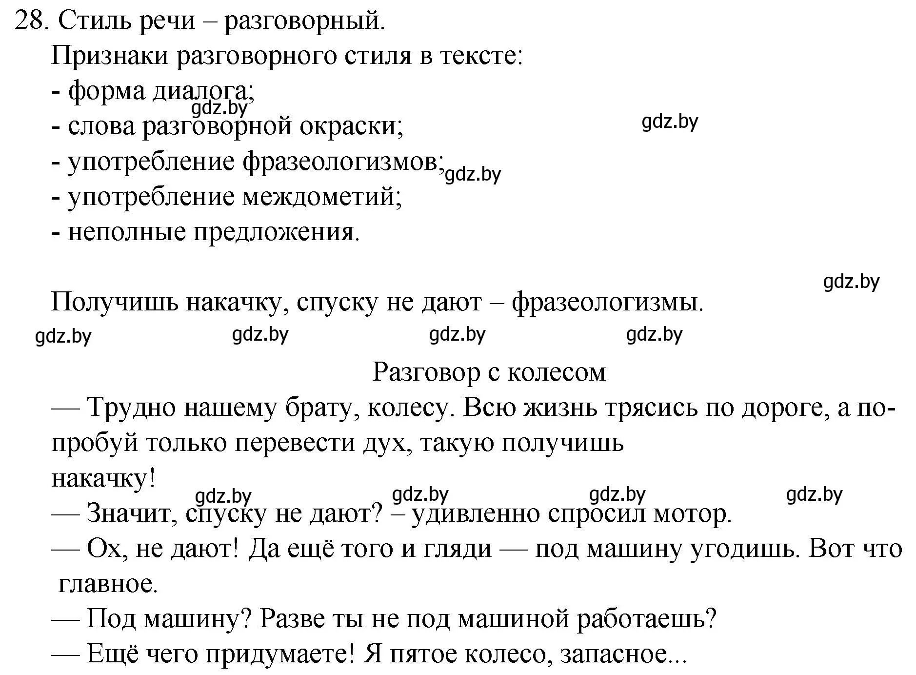 Решение номер 28 (страница 20) гдз по русскому языку 7 класс Волынец, Литвинко, учебник