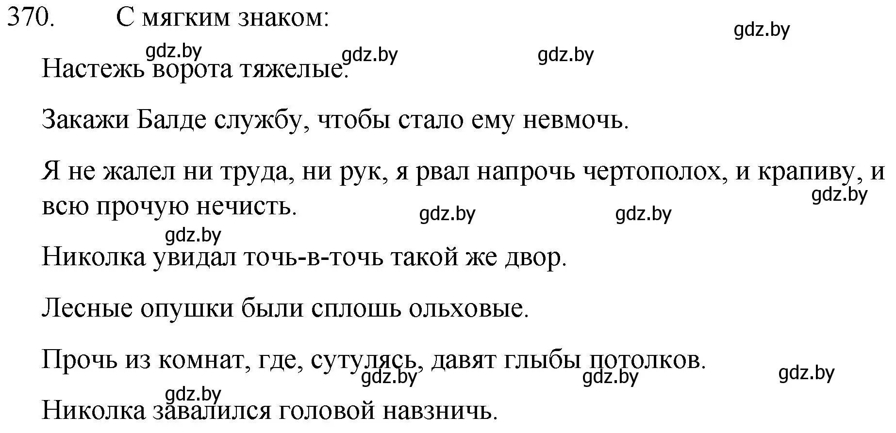 Решение номер 370 (страница 175) гдз по русскому языку 7 класс Волынец, Литвинко, учебник