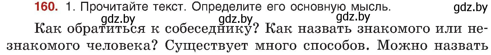 Условие номер 160 (страница 91) гдз по русскому языку 8 класс Мурина, Долбик, учебник